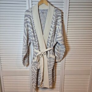 Tommy Bahama Women's L/XL Zebra‎ Chenille Robe NWOT Cozy Loungewear Animal Print